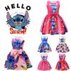 2023 New Arrival Starry Baby Lilo And Stitch Girls Dress, Cartoon Style, A-line Skirt