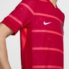 Nike Dri-Fit Чэнду Жунчэн Удобная полосатая футболка с коротким рукавом для футбола Мужские топы Фитнес-Красный Лазерно-Красный Белый HM6166-687