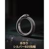 [COPPERTIST.WU] Rotating Ring Ring Men's Ring Pig-nosed Snake Ouroboros Silver 925 Compatible with Metal Allergies Ring That Can Be Rotated Stress