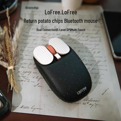 LOFREE Новая механическая клавиатура Dot и мышь в виде картофельных чипсов