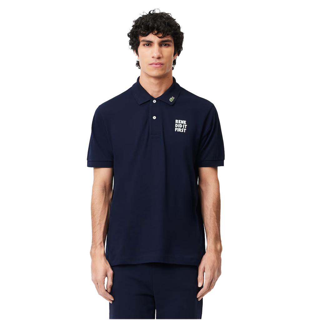 Lacoste Mens L.12.12 Text Classic Polo Shirt