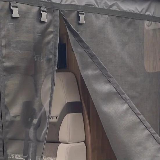Magnetic Van Keeps Screen Extra Large Self-Closing with Car Window Mesh Cover Door Zipper Insects Out Protect Privacy
