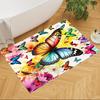Purple Butterfly Night Magic Non-Slip Home Carpet Design for Office Decor Living Room Bedroom Gift