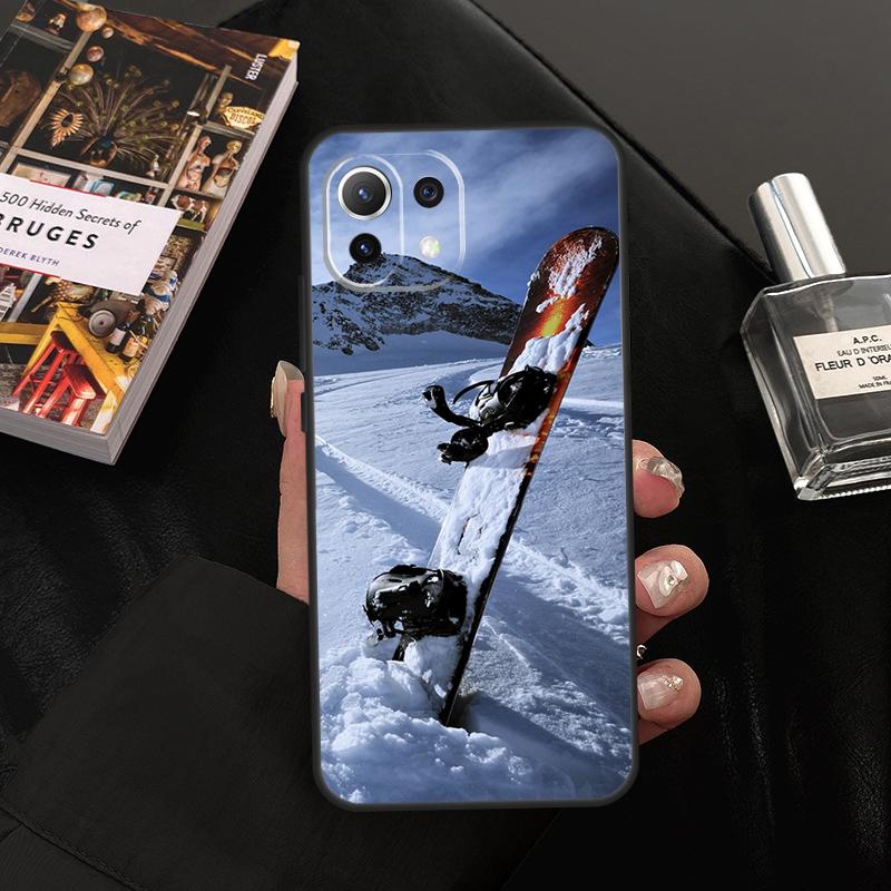 Sports Snowboarding Case For Xiaomi 11T 12T 13T 14T Pro 13 14 15 Ultra POCO X7 Pro X3 X5 X6 F5 F6 M6 Pro Cover
