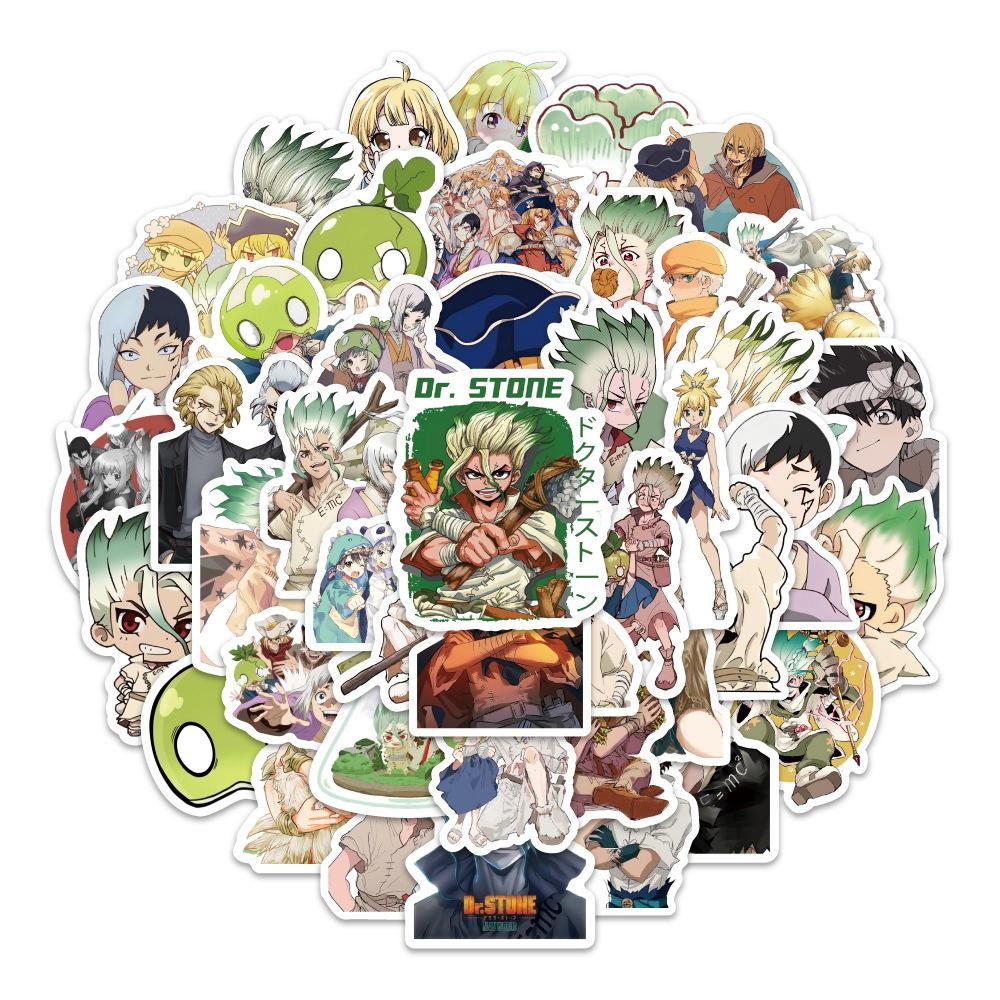 54 шт. Наклейки Dr.Stone Исигами Сенку Граффити Наклейки Для DIY Дневника Чехла Телефона Ручной Работы Скрапбукинга Эстетичные Наклейки
