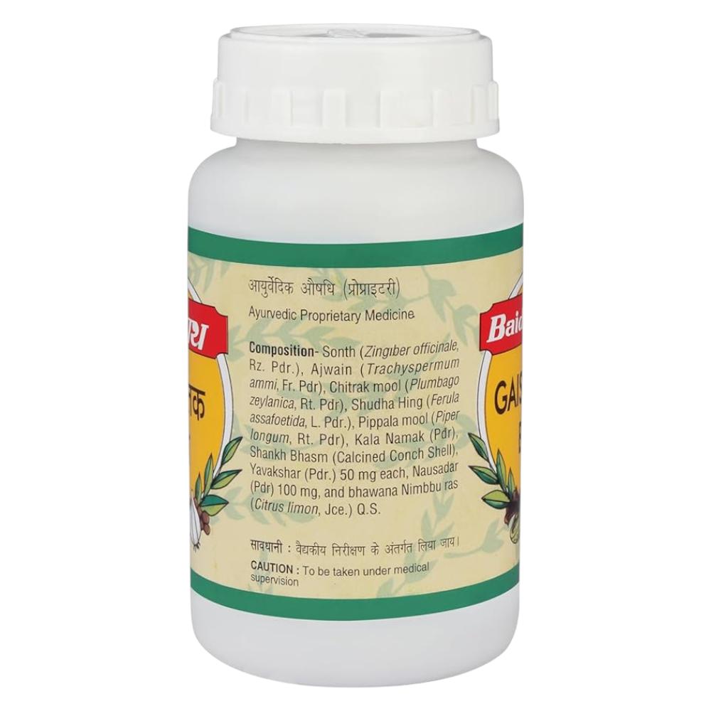 Baidyanath Гайсантак Бати 100 г Натуральное аюрведическое средство для пищеварения для облегчения газов и кислотности