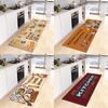 Kitchen Carpet Entry Door Mat Corridor Living Room Floor Non-slip Carpet Home Bathroom Floor Mat