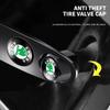 Car Tire Wheel Valve Caps Cover + Suede Car Key Chain Ring Keychain For Skoda Octavia A5 A4 Mk1 Fabia Superb Rapid Accessories  WL5