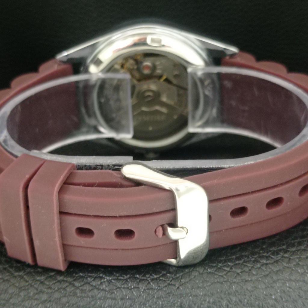 ОТРЕМОНТИРОВАННЫЕ ЯПОНСКИЕ МУЖСКИЕ ВИНТАЖНЫЕ АВТОМАТИЧЕСКИЕ ЧАСЫ SEIKO 6309A КОРИЧНЕВЫЙ ЦИФЕРБЛАТ a442536-1