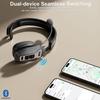 Bluetooth-гарнитура с микрофоном, Bluetooth-гарнитура для дальнобойщиков с ИИ-шумоподавлением и кнопкой отключения звука, Беспроводные накладные наушники