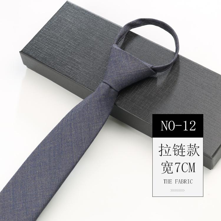 Галстук из хлопка мужской британский ретро клетчатый костюм джентльмена свадебный без узла на молнии узкий галстук