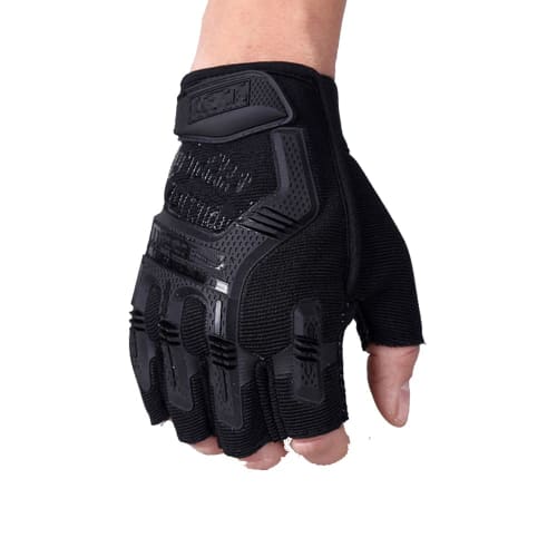 SEKIDAR Outdoor Open Finger Gloves, Fingerless Tactical Gloves for Airsoft, Survival Games, and Outdoor Activities, Non-Slip, Durable Outdoor Military