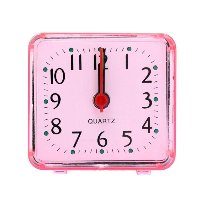 Modern Minimalist Bedroom Alarm Clock In Square Portable Design
