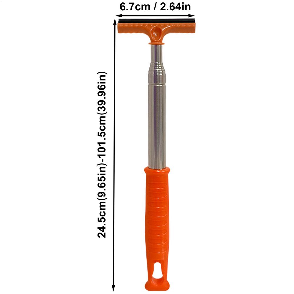 Скребок для стекла автомобиля с удобной ручкой, компактный, выдвижной, для автодома, грузовика, легкового автомобиля, пикапа