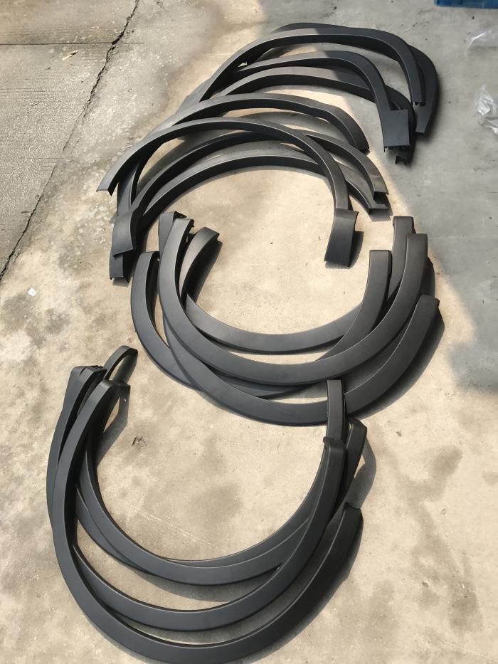 Брызговики колесных арок передние и задние с клипсами для Baojun 560/510/310/310W