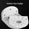 Wall Mount Bracket For 3Inch Dome Security Cameras Lightweight Plastic Base Indoor Outdoor Surveillances Installation