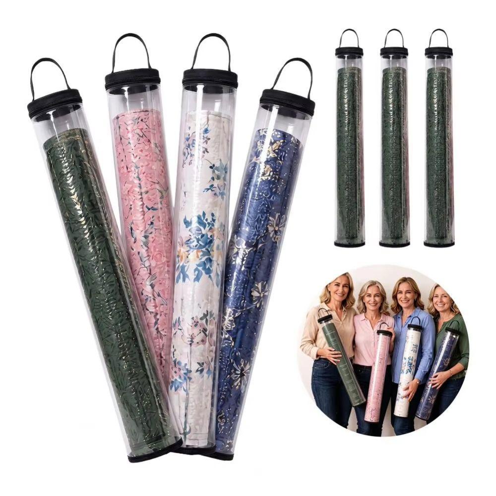 Portable Storage Bag With Carrying Handle Zipper Storage Bag for Table Mat Round Storage Tube