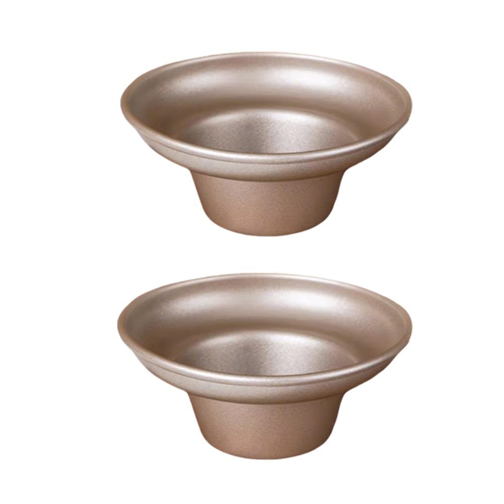 2pcs Non-stick Mushroom Shape Cupcake Mold Carbon Steel Cupcake Baking Tray Baking Mold Rice Cake
