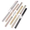 Small Shop: 6mm, 8mm, 10mm, 12mm, 14mm, 16mm Stainless Steel Watch Band Strap, Ceramic Watch Band, Women's Rose Gold Mesh Belt Bracelet (B Rose Gold,