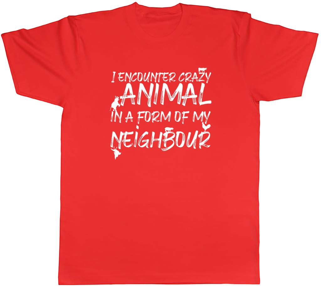 Personalised Encounter Crazy Animal Form Of My Neighbour Unisex Unisex TShirt Tee