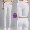 Женские леггинсы-карандаш облегающего кроя белого цвета большого размера 2022 года