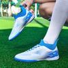 32-47 Kids Football Boots Rubber Soft Sole Short Nails Artificial Turf Leather Youth Kids Football Shoes Men's Sports Large Size Football Shoes