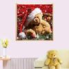 DIY Алмазная картина Рождественский медведь Вышивка крестиком Алмазная вышивка Полный круглый декор Подарочные картины