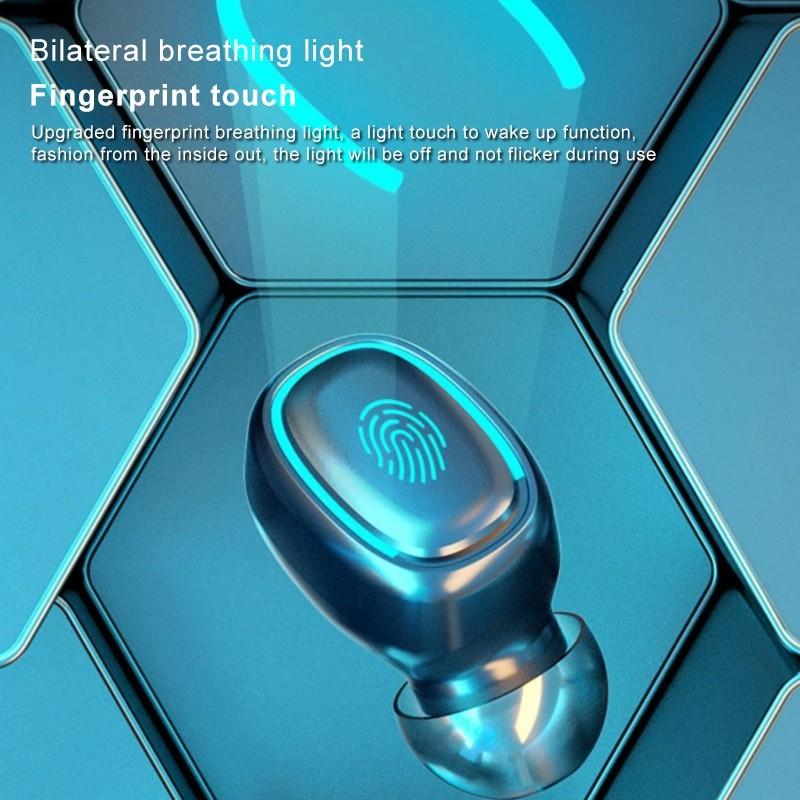 Bluetooth V5.0 Наушники True Stereo Earbuds Беспроводные наушники Водонепроницаемая спортивная гарнитура