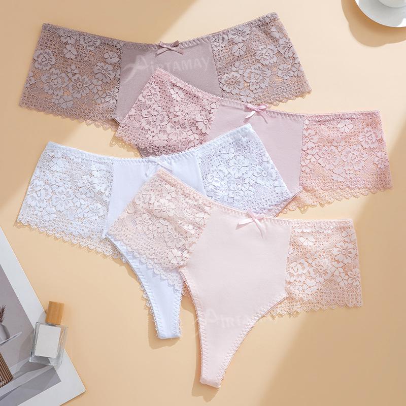 Sports Yoga Women's Sexy Lace Briefs Patchwork Underwear Women's Seamless Underwear Plus Size Triangle Underwear Panties