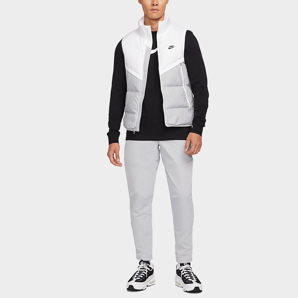 Nike Мужской пуховый жилет Sportswear Storm-FIT Windrunner Белый DD6818-100
