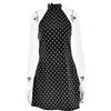 European and American style summer new temperament French polka dot slim dress sexy backless strap Spice girl short skirt