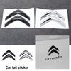 ASY1   Car Front Grille Badge Sticker Car Body Trunk Decoration Sticker For Citroen C1 C2 C4L VTS C-ELYSEE C5X C3 Aircross C4 Picasso