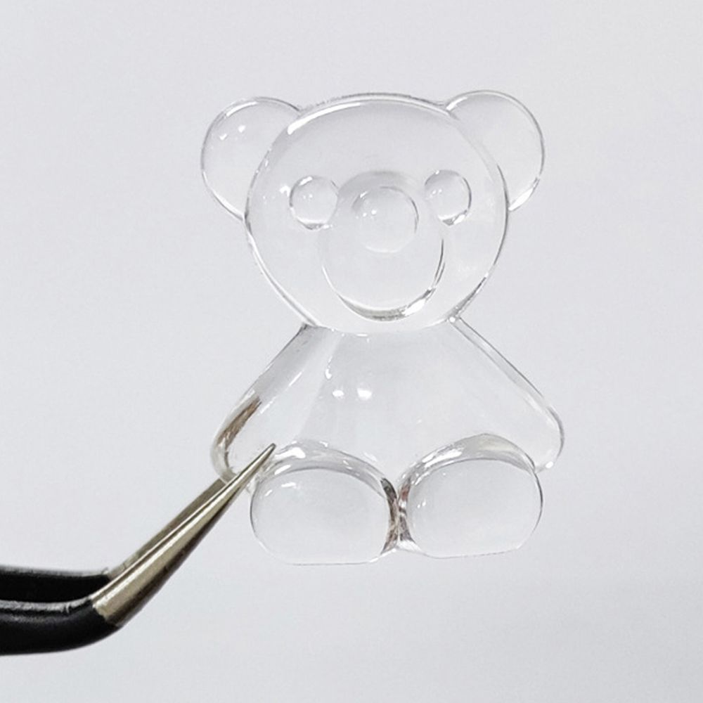 Прозрачная подставка для дизайна ногтей Медведь Доска для дизайна ногтей Карточка для самостоятельного создания ногтей Практика демонстрации ногтей Цветная карта