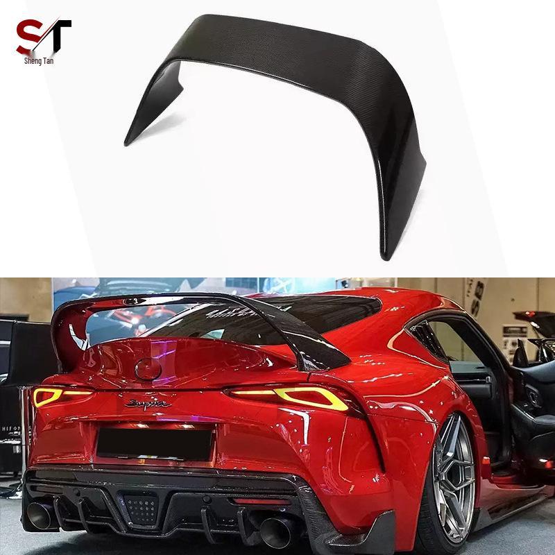 Совместимо с Toyota Supra A90/A91 MK5 Задний спойлер MB Style Карбоновое волокно Крылышко Диффузор