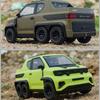 Масштаб 1/18 WULING MINI EV 6X6, литая под давлением модель автомобиля, игрушечный автомобиль с откатным механизмом, звуком и светом для детей, коллекция подарков для мальчиков и девочек