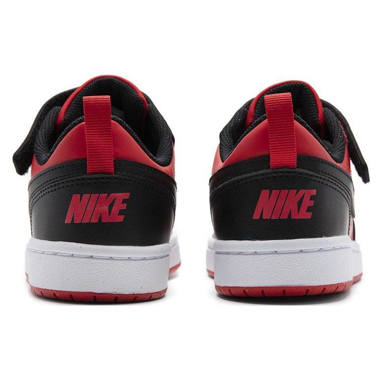Nike Court Borough Low Recraft PS 'Черный Университетский Красный' DV5457-600