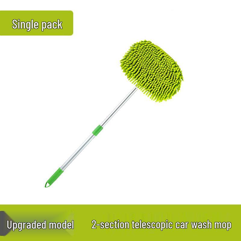 Выдвижная нановолоконная автомобильная пыль и швабра для уборки
