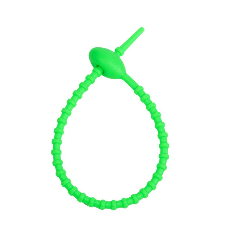 Цветная силиконовая стяжка-головастик: Сделай сам брелок, Модная игрушка, Ремешок для сумки и Намотка для шнурка