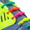 NO.8 12pcs Stretch Silicone Shoelaces No Tie Shoe Laces Elastic Laces Sneakers Adults Kids Lazy Shoelace for Shoes Rubber Zapatillas