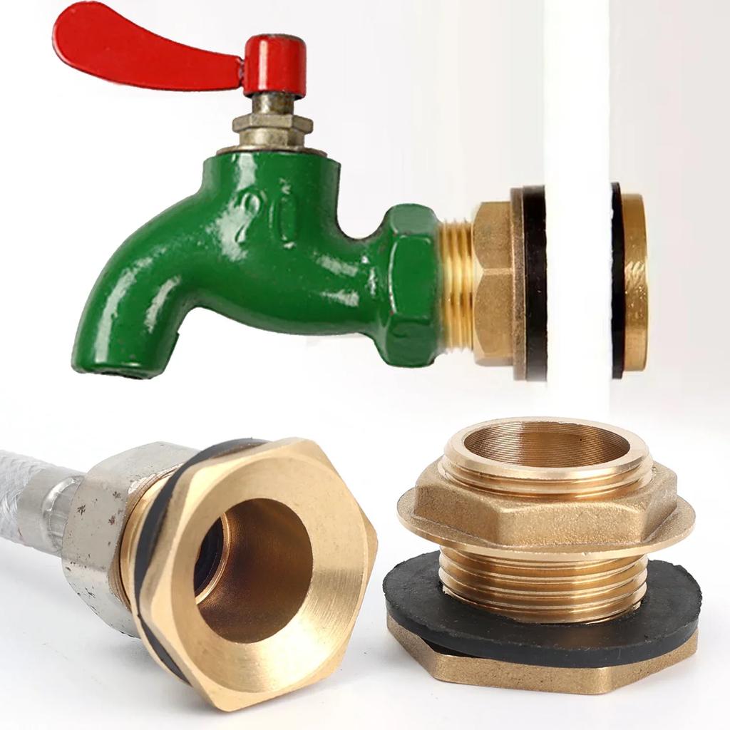 1-6PCS Water Tanks Tap Connector Brass Tap Click-Lock Hose Buckets Joint Adapter Water Pipe Connector Garden Irrigation Fitting