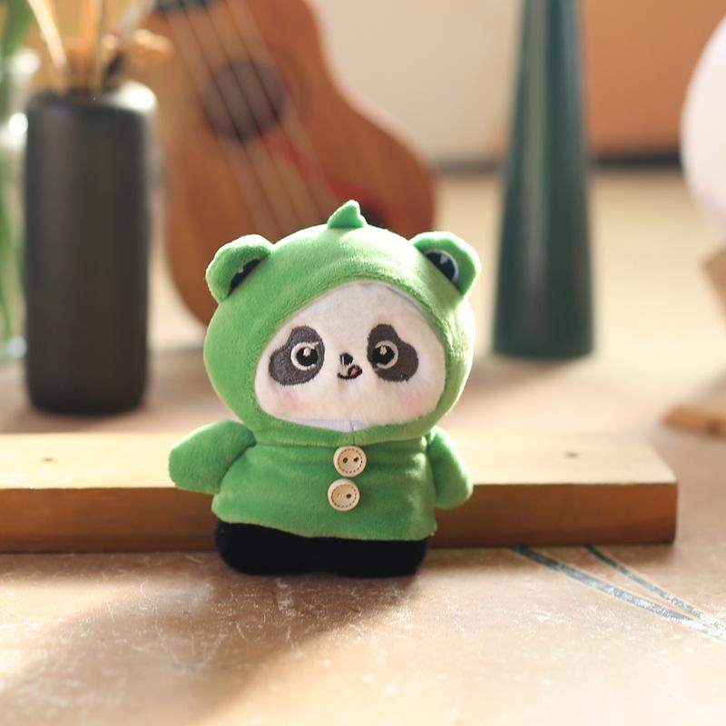 Cute Cute Little Panda Pendant Plush Toy Doll Cartoon Bag Hanging Keychain Rag Doll Doll
