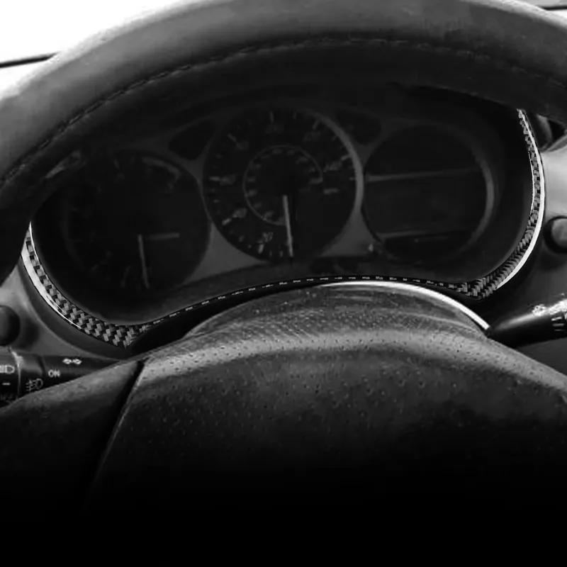 Для Toyota Celica 2000 2001 2002 2003 2004 2005 Углеродное волокно Автомобильная наклейка Внутренняя отделка Окантовка спидометра Аксессуары