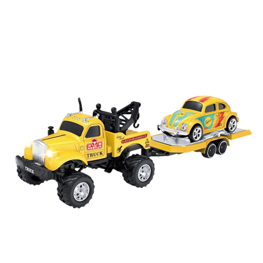 Rc Truck, Rc Semi Truck With Trailer, Rc Truck 1/64 Scale Alloy, 2025 New Rc Truck, 2.4ghz Remote Control, For Kids Gifts