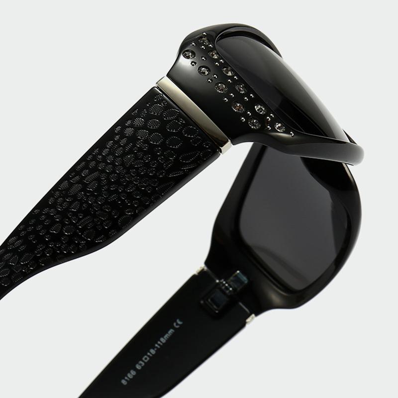 Пластиковые солнцезащитные очки Polaroid UV400, женские элитные брендовые сексуальные очки с кристаллами, модные женские очки в стиле ретро, ​​поляризационные солнцезащитные очки для вождения