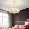 Nordic Decorative Bedroom, Wedding Hall, Dual-purpose Feather Lamp with Suction and Hanging Function