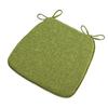 Modern Style Solid Color Cotton Linen Chair Cushion with Ties for Dining Chairs Kitchen Dining Chair Pad Cojines Decorativos