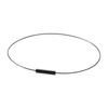 Phiten RAKUWA Necklace Wire EXTREME Geometry 50cm Phiten Advanced Technology Black/Black [Stiff Shoulders] [Stiff Neck] [Uses Metax]