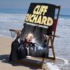 proof beach towel with singer Cliff Richard pattern - soft,absorbent,quick-drying,machine washable - perfect for swimming,camping,bathing