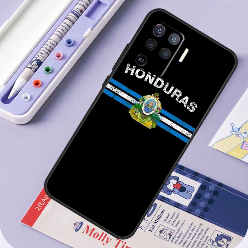 Honduras Flag For Oppo A94 A74 A54 A15 A18 A38 A58 A78 A98 A40 A60 A80 A16 A76 A96 A57 A17 A77 A5 Pro Case