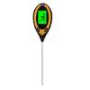 4-in-1 Soil Ph Meter Portable Lcd Screen Soil Acidity Temperature Humidity Sunlight Tester For Gardening Farming